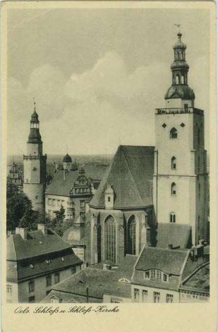 Schloss_u._Schlosskirche_Zamek_ kosciol_zamkowy